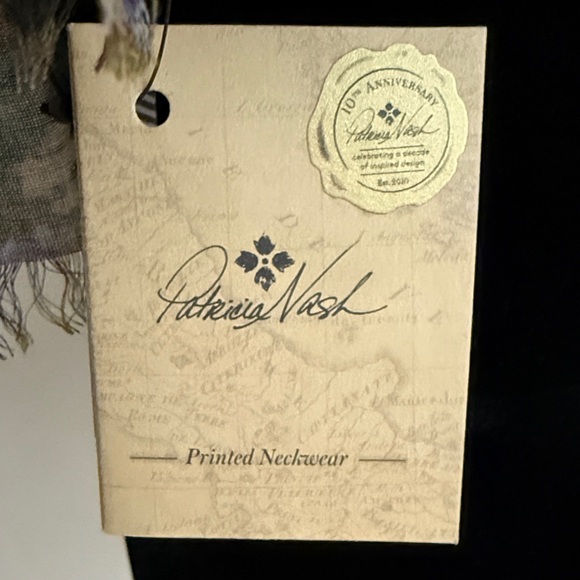 Patricia Nash Dark Floral Scarf - Picture 5 of 8